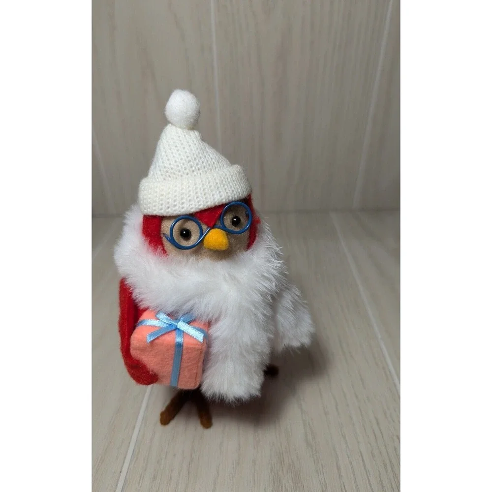 Wondershop Featherly Friends Ginger Red Bird Figure Pink Gift Blue Glasses 2023